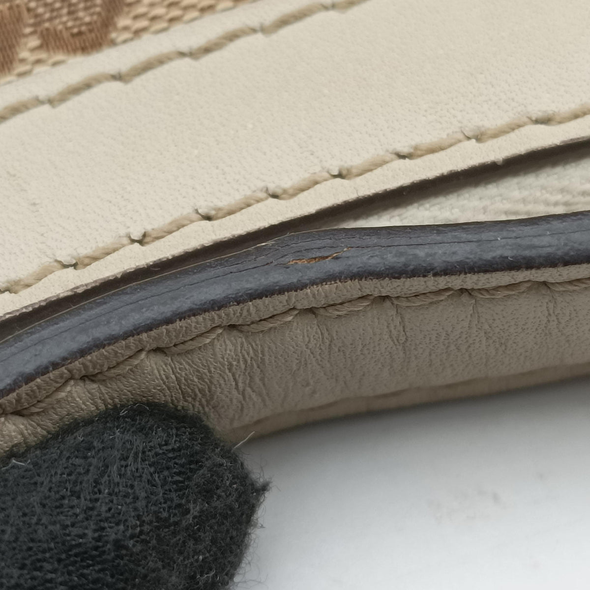 Secondhand Gucci Guccissima Mayfair Beige×Multicolour canvas×leather 269893 handbag | stylenewstar