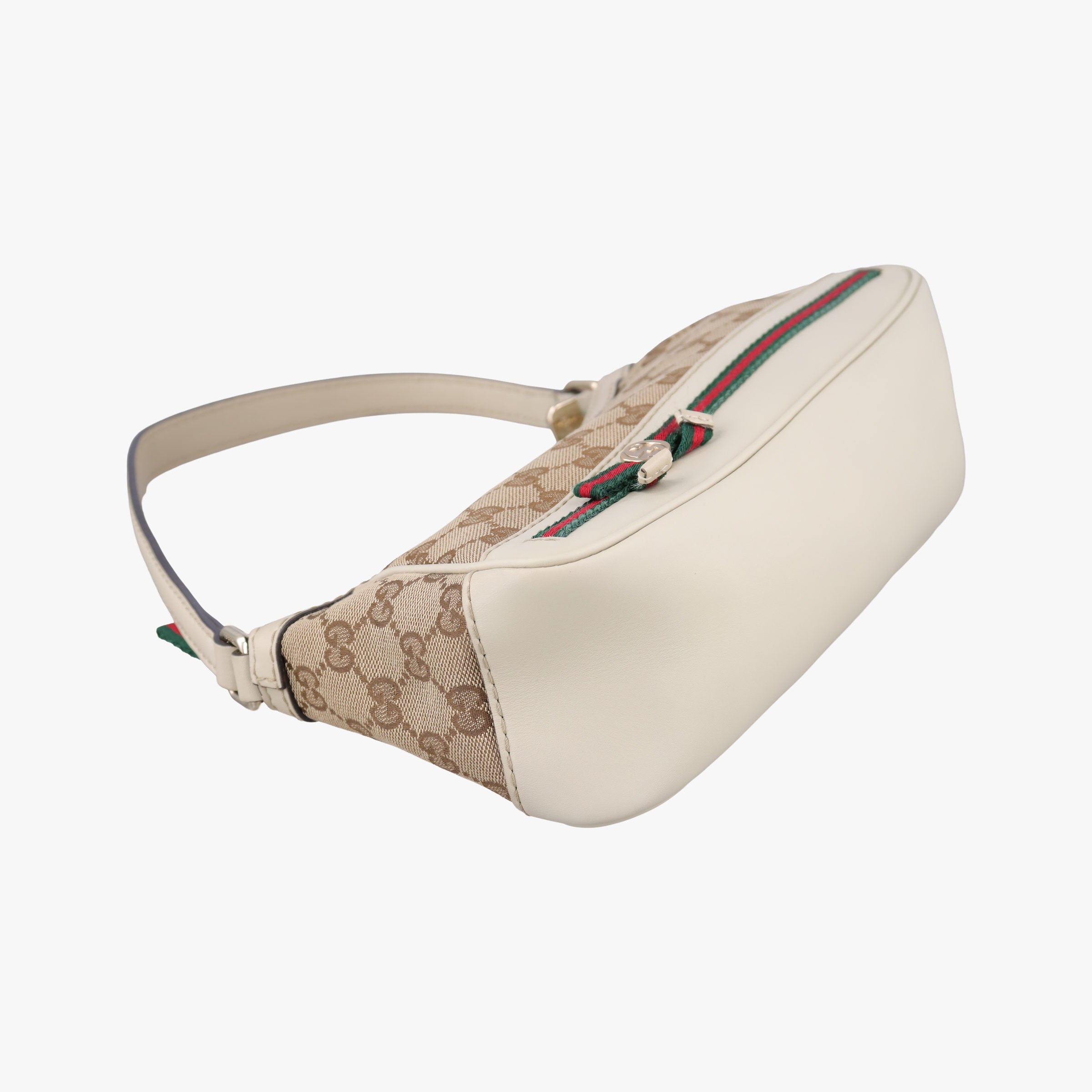 Secondhand Gucci Guccissima Mayfair Beige×Multicolour canvas×leather 269893 handbag | stylenewstar