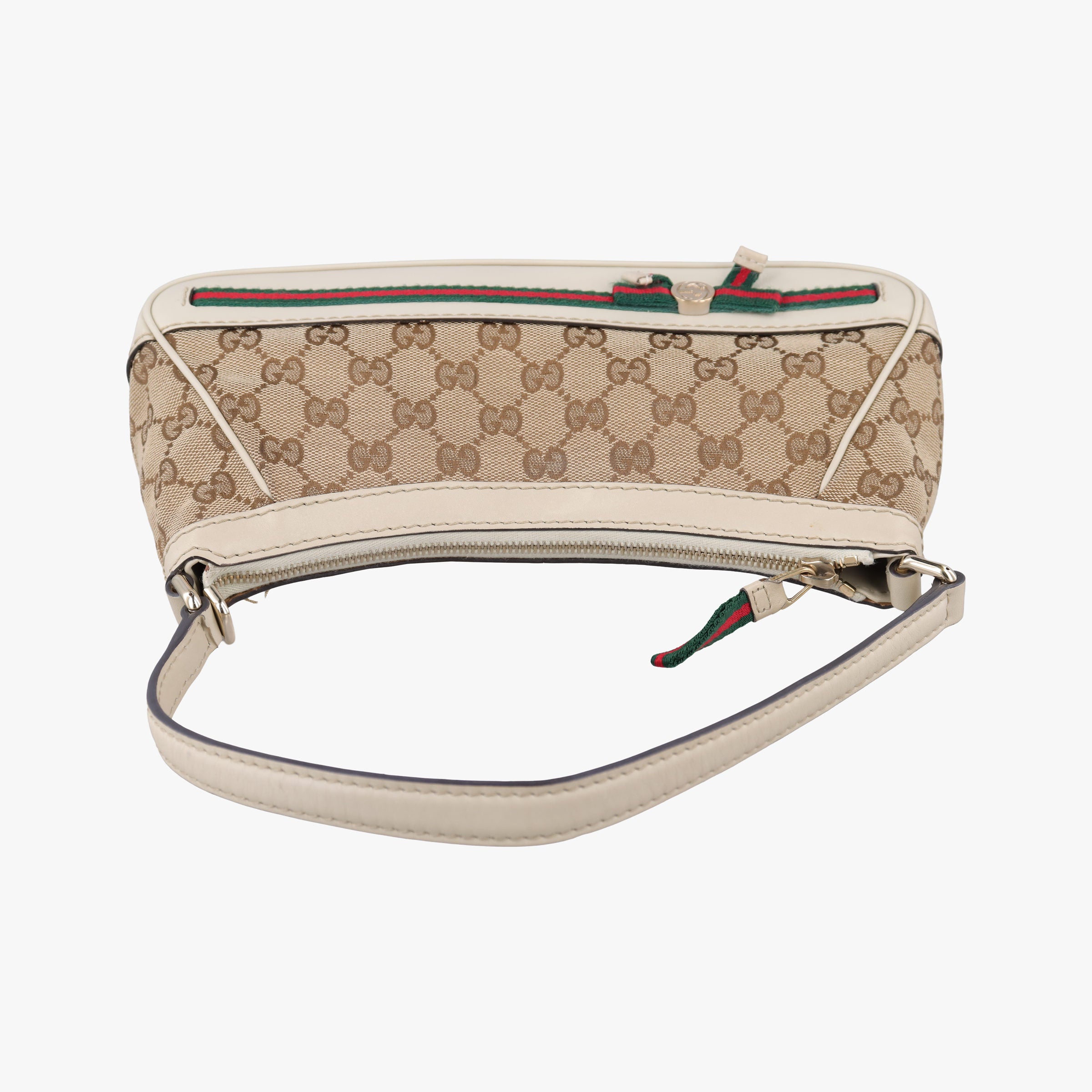 Secondhand Gucci Guccissima Mayfair Beige×Multicolour canvas×leather 269893 handbag | stylenewstar