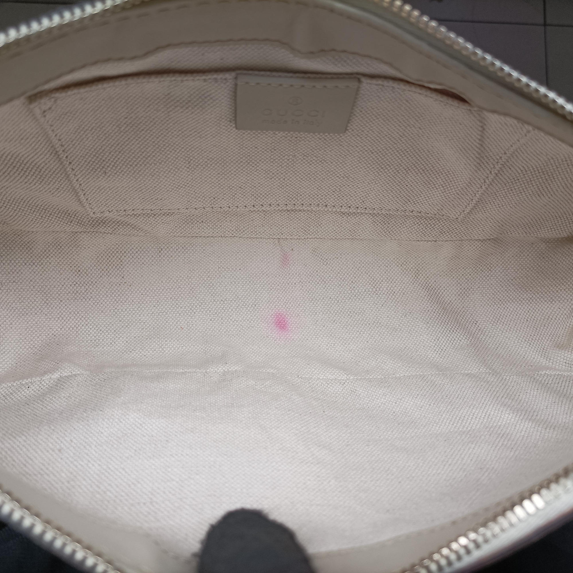 Secondhand Gucci Guccissima Mayfair Beige×Multicolour canvas×leather 269893 handbag | stylenewstar