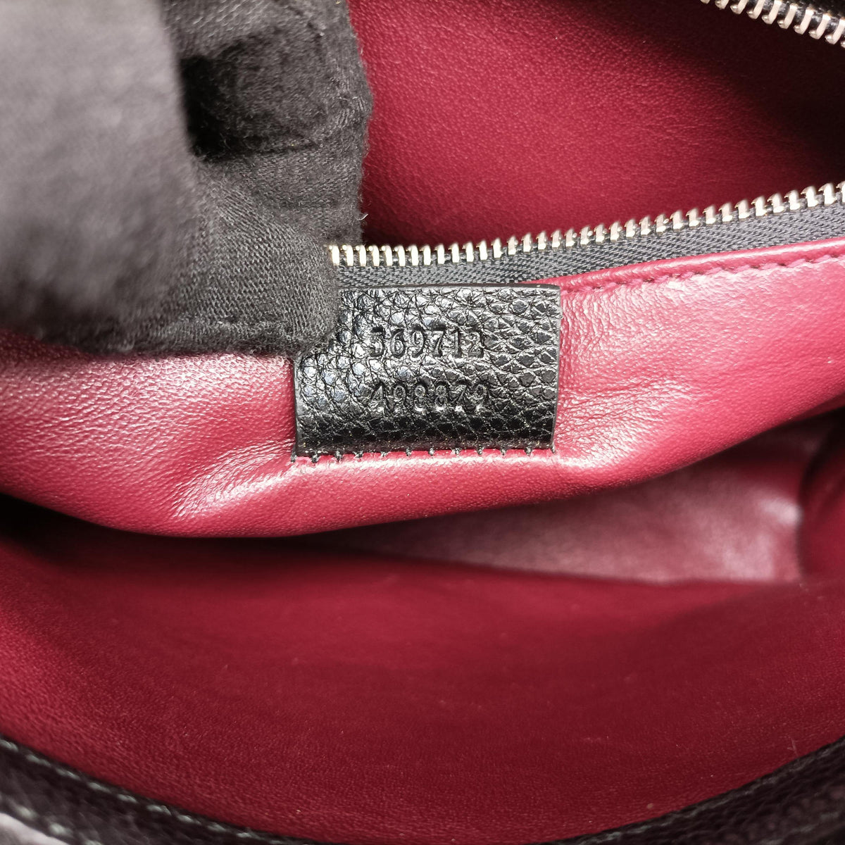 Pre-owned Gucci Zumi Black Leather 569712 shoulderbag | stylenewstar
