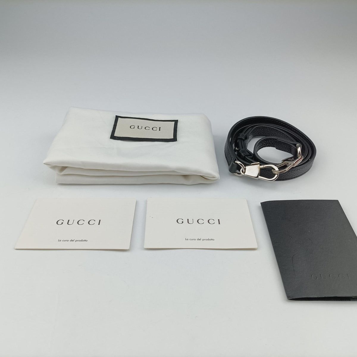 Pre-owned Gucci Zumi Black Leather 569712 shoulderbag | stylenewstar