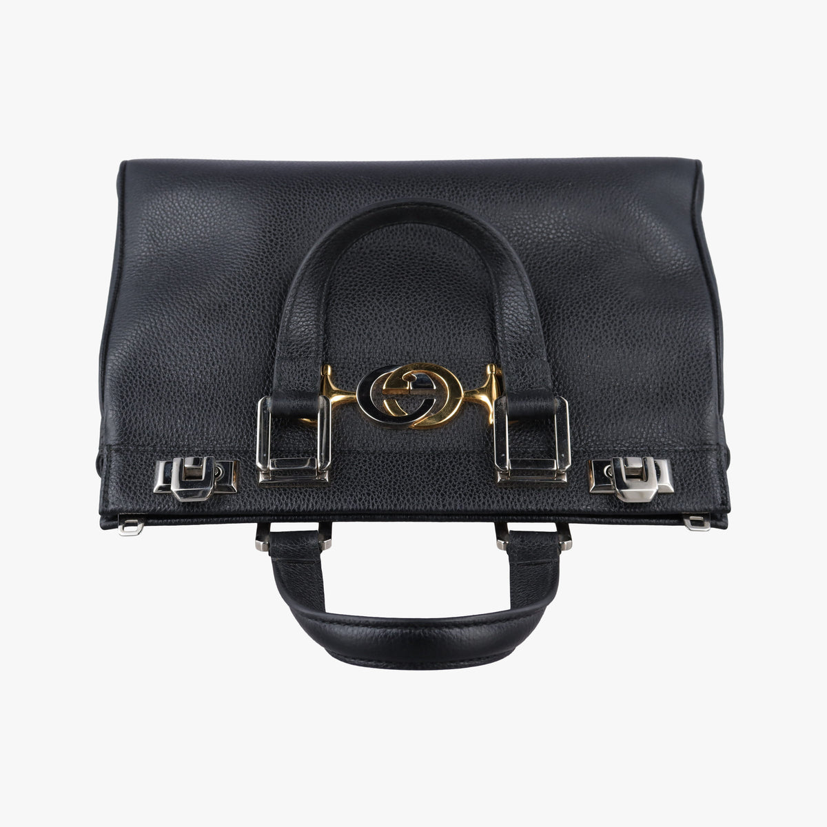 Pre-owned Gucci Zumi Black Leather 569712 shoulderbag | stylenewstar