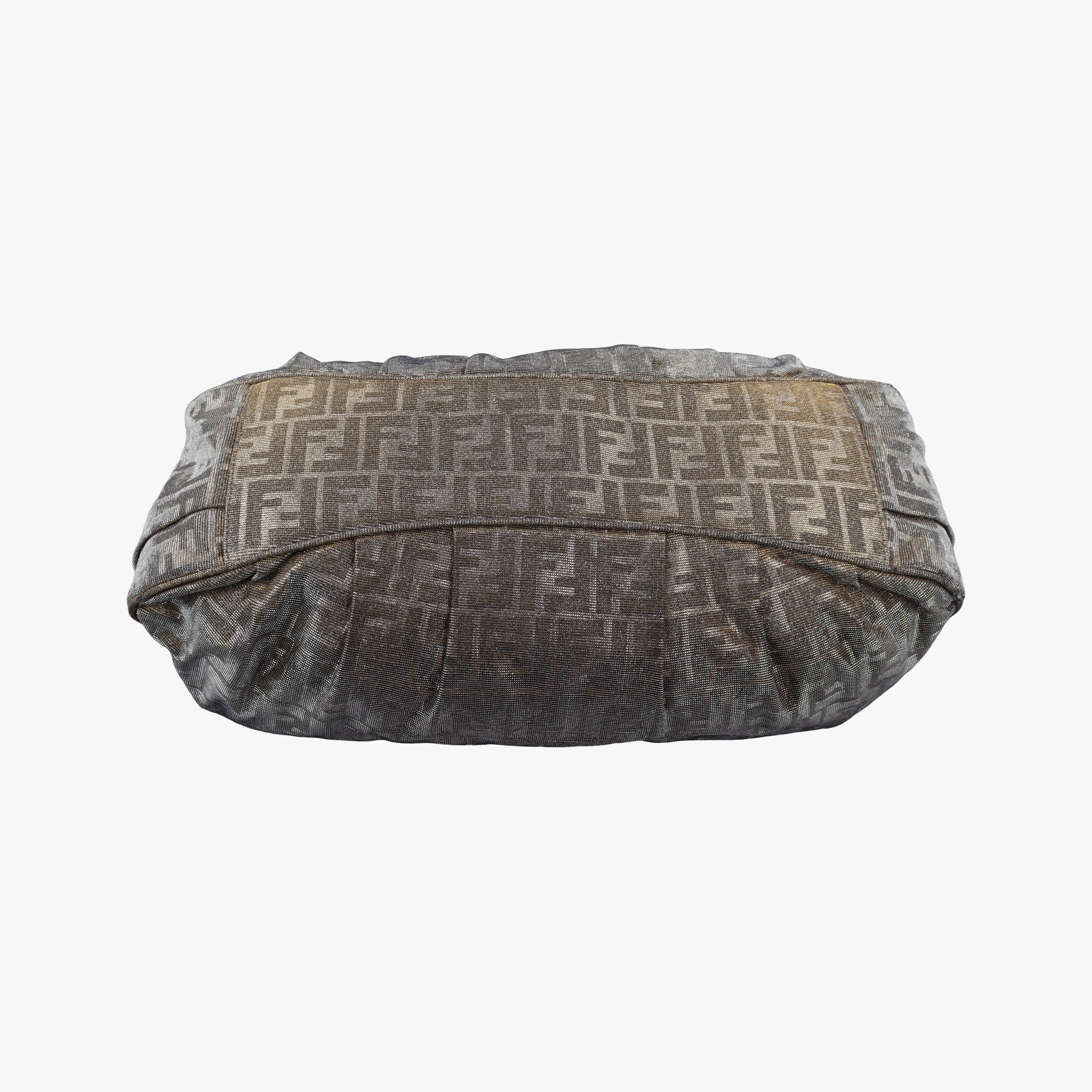 Pre-owned Fendi Mia Golden fabric 8BR616 shoulderbag | stylenewstar
