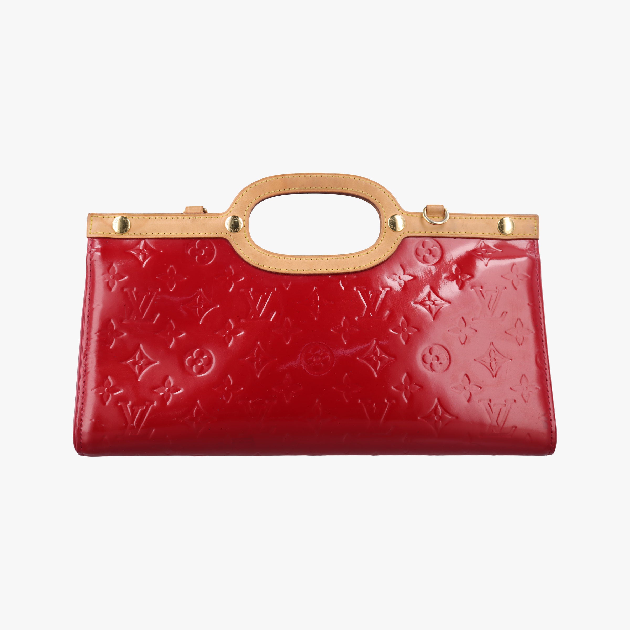 Pre-owned Louis Vuitton Roxbury Drive Pomme d'Amour Vernis M91987 handbag | stylenewstar