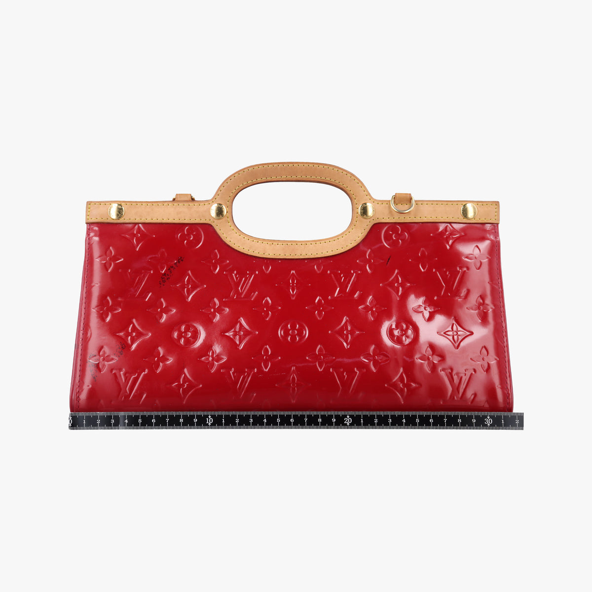 Pre-owned Louis Vuitton Roxbury Drive Pomme d'Amour Vernis M91987 handbag | stylenewstar