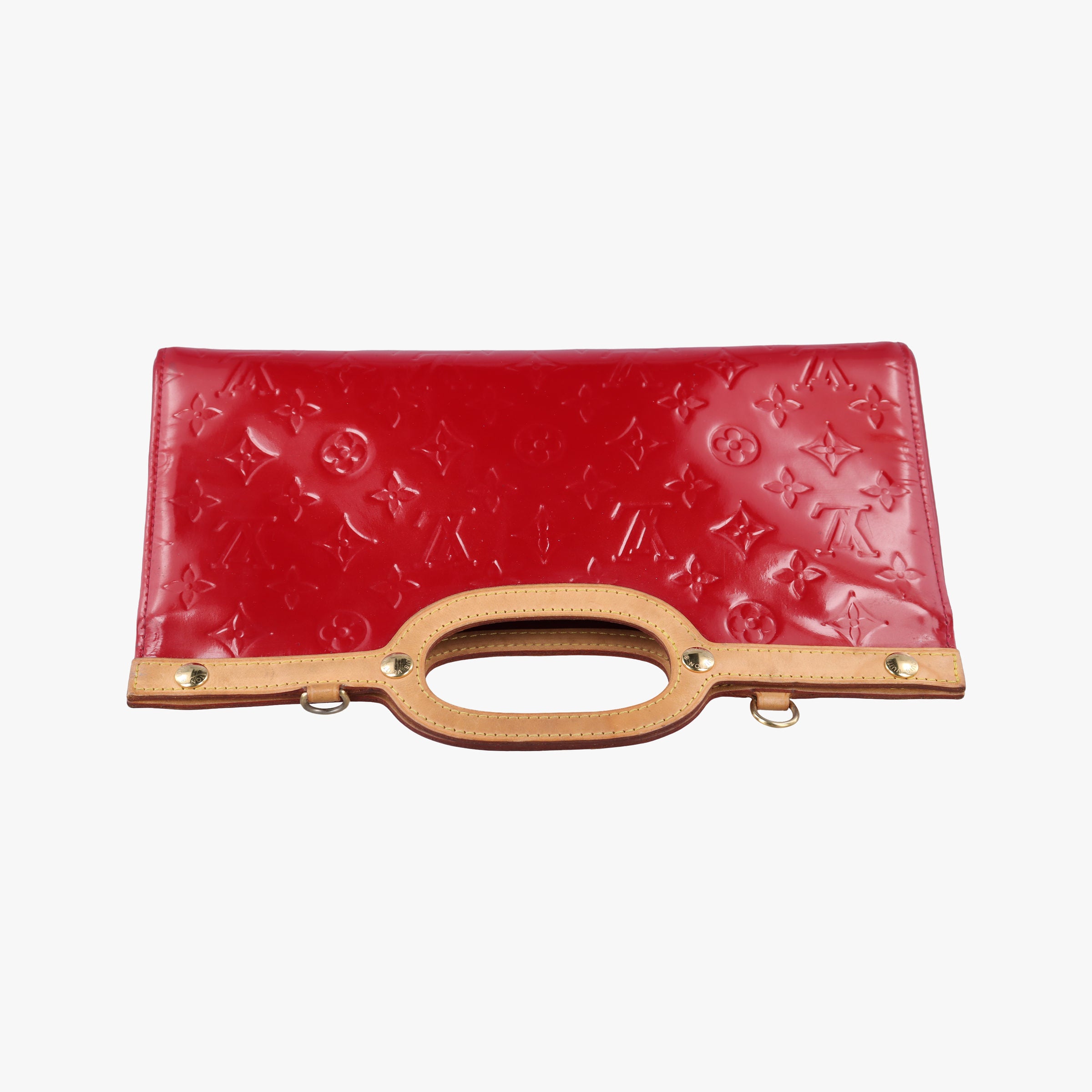 Pre-owned Louis Vuitton Roxbury Drive Pomme d'Amour Vernis M91987 handbag | stylenewstar
