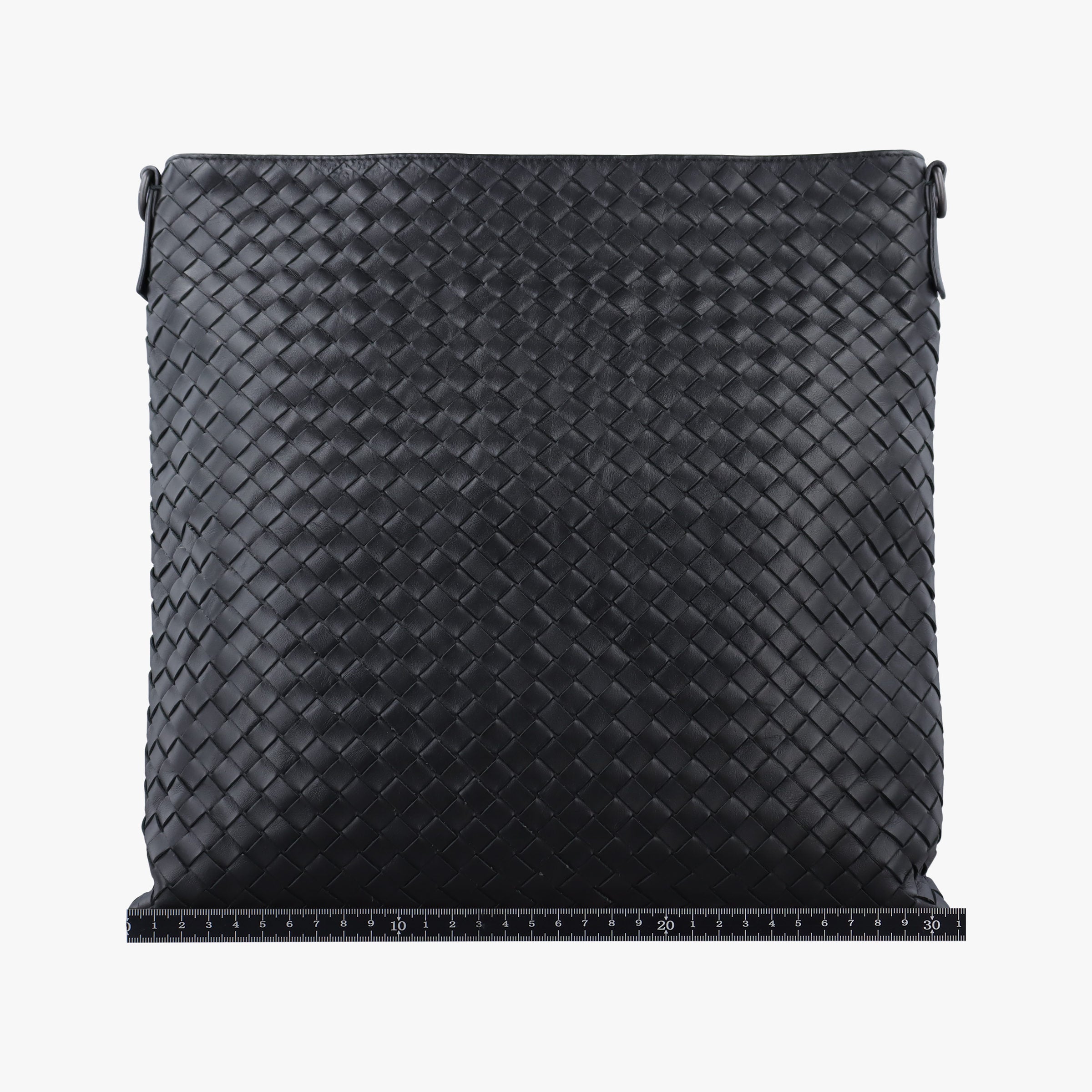 Pre-owned Bottega Veneta Intrecciato Black lambskin  shoulderbag | stylenewstar