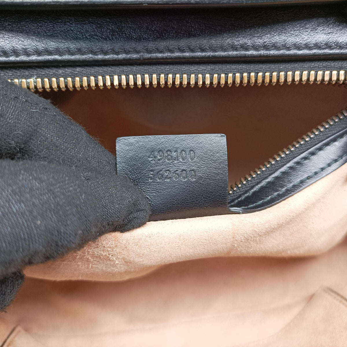 Pre-owned Gucci GG Marmont Black Leather 498100 shoulderbag | stylenewstar