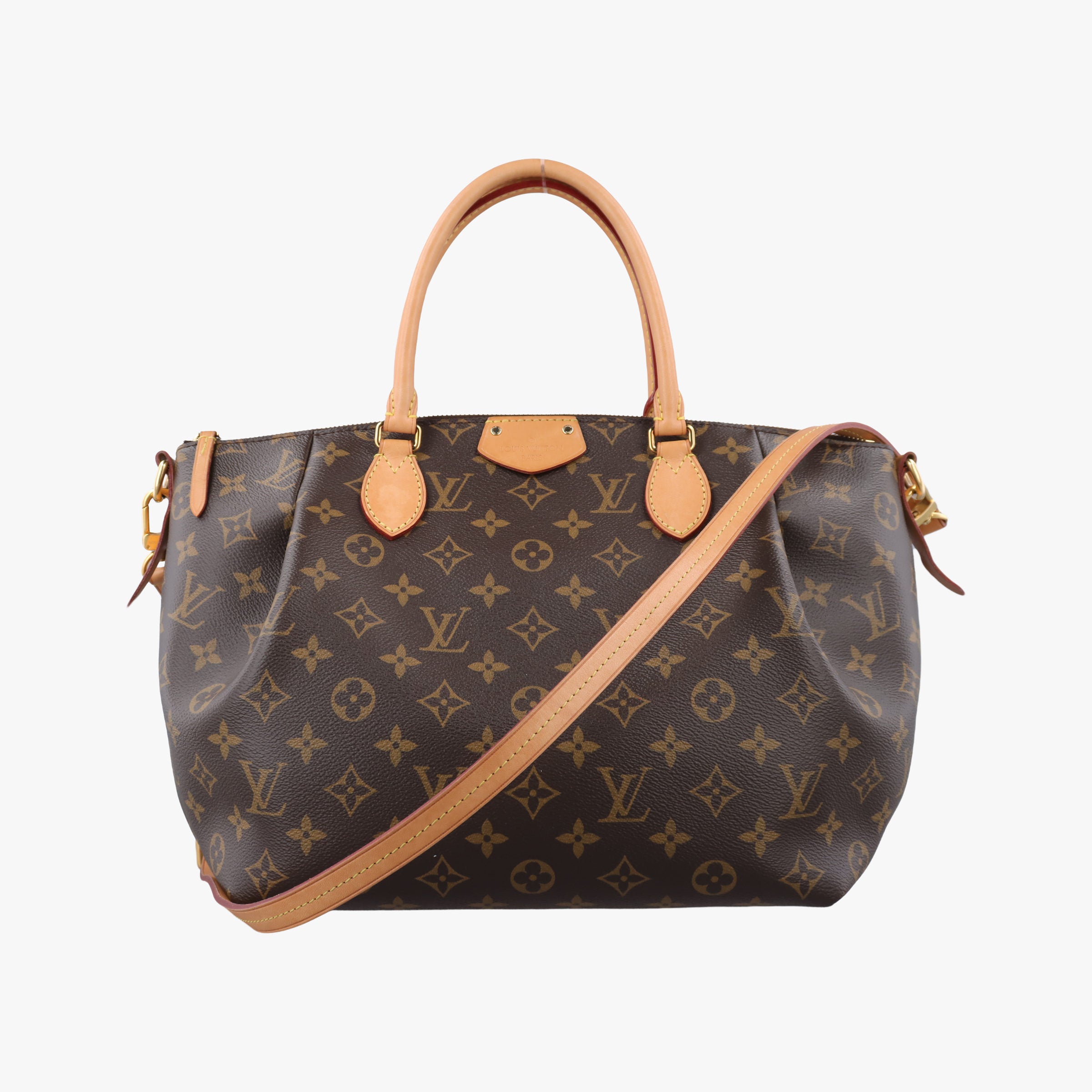 Pre-owned Louis Vuitton TURENNE MM Brown Monogram Canvas M48814 shoulderbag | stylenewstar