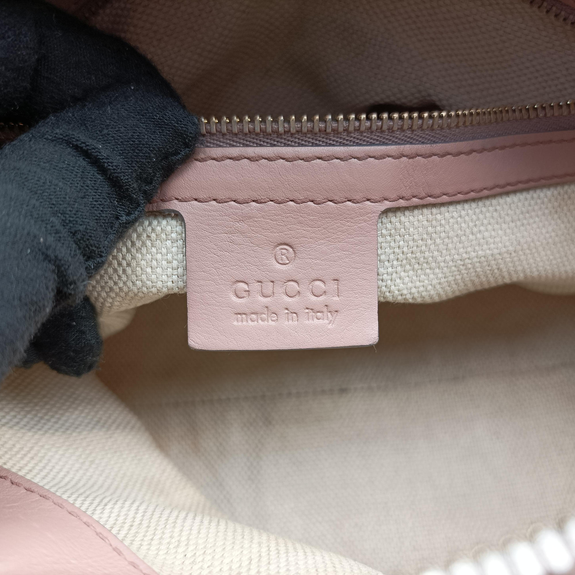 Secondhand Gucci Soho Beige Patent Leather 308362 shoulderbag | stylenewstar