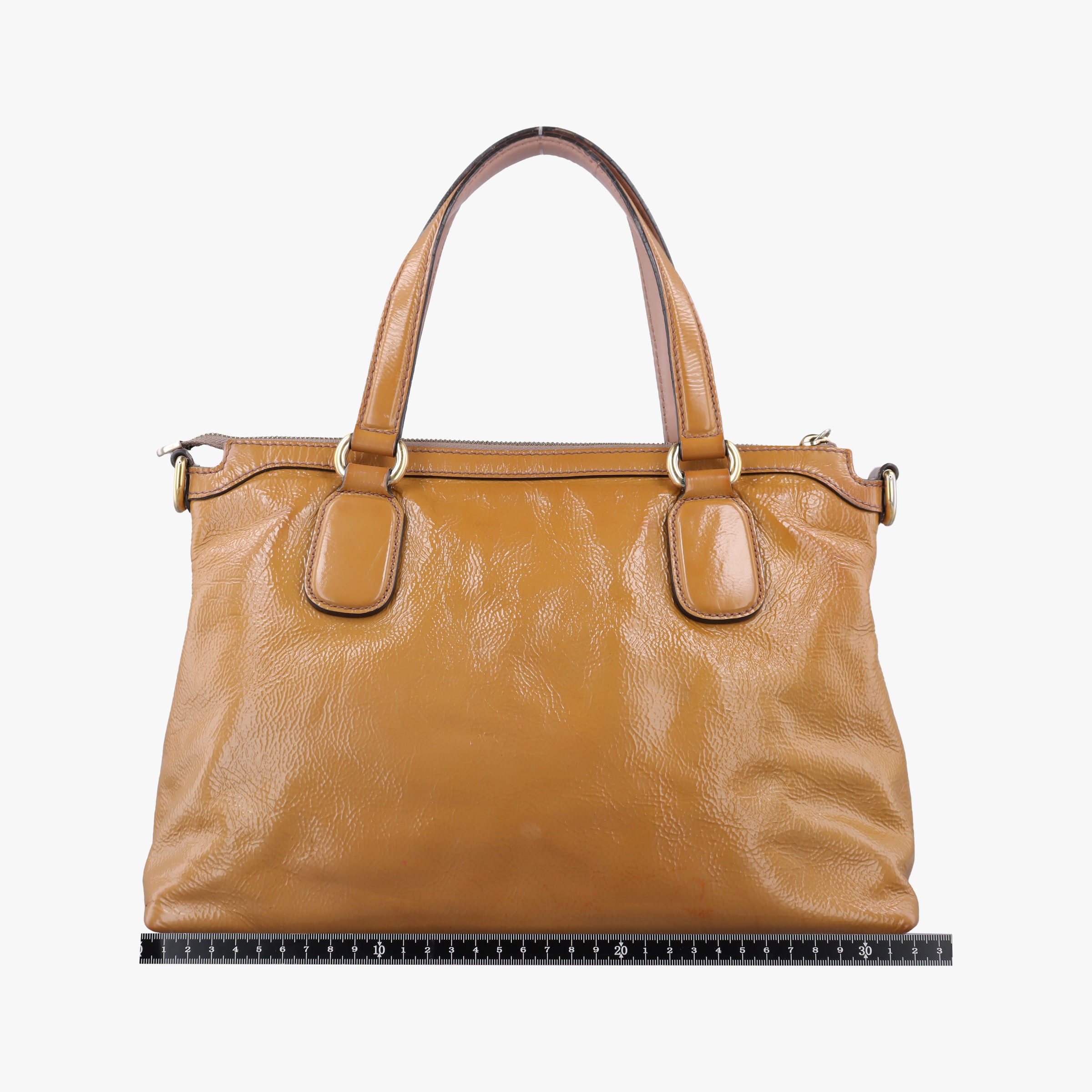 Secondhand Gucci Soho Beige Patent Leather 308362 shoulderbag | stylenewstar