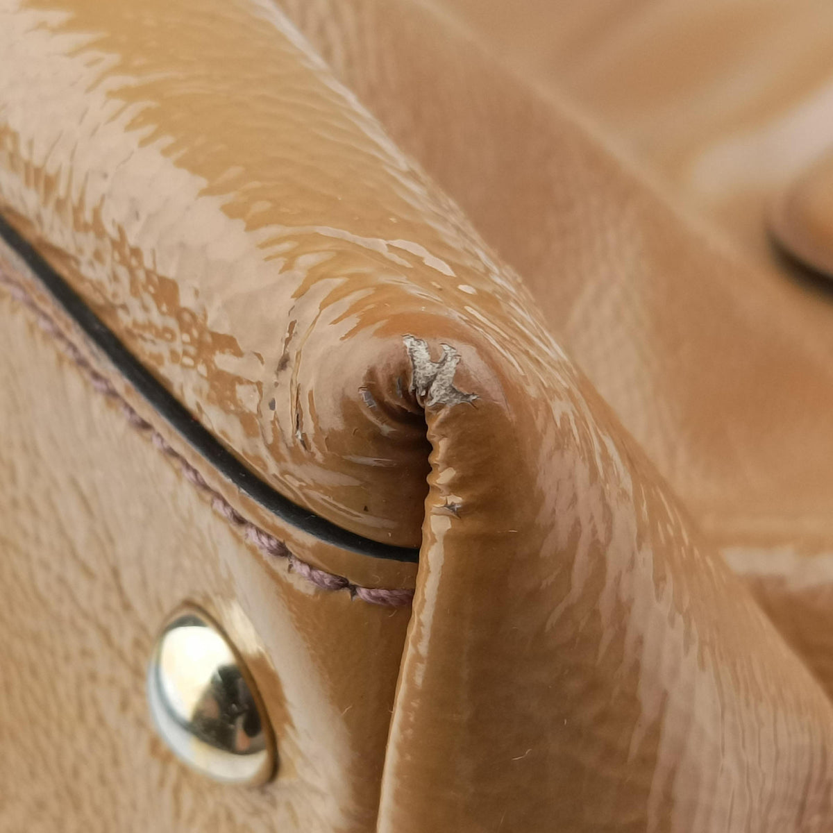 Secondhand Gucci Soho Beige Patent Leather 308362 shoulderbag | stylenewstar