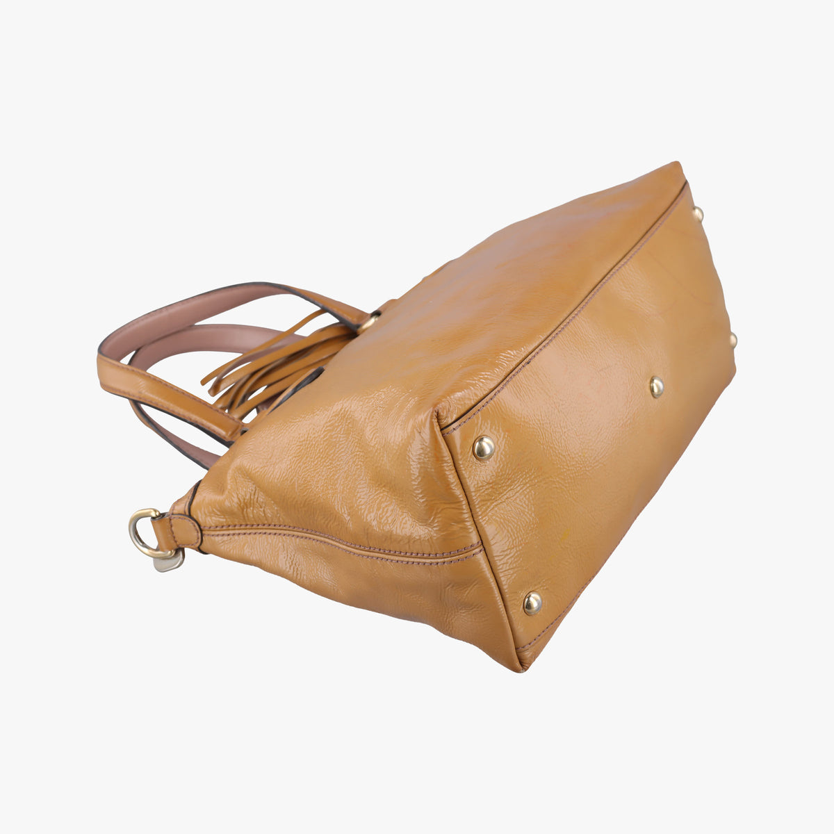 Secondhand Gucci Soho Beige Patent Leather 308362 shoulderbag | stylenewstar