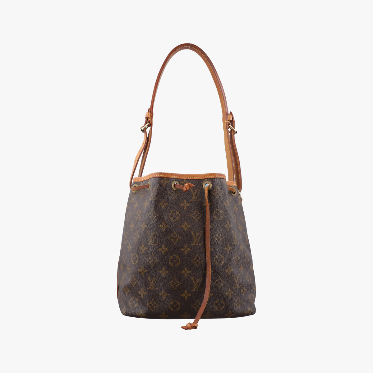 Pre-owned Louis Vuitton Petit Noe Brown Monogram Canvas M42226 shoulderbag | stylenewstar