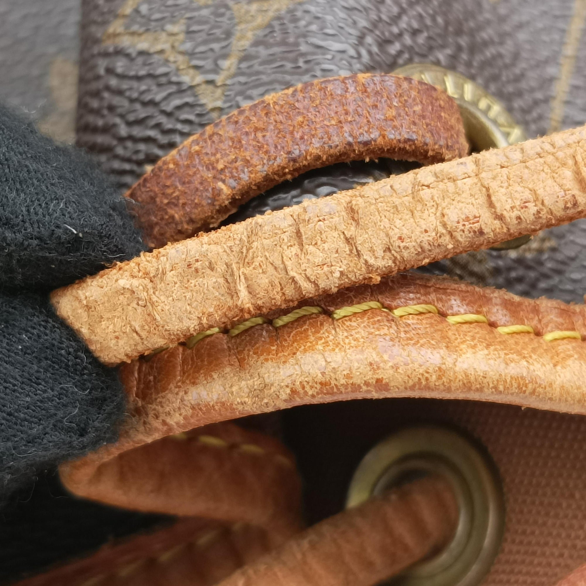 Pre-owned Louis Vuitton Petit Noe Brown Monogram Canvas M42226 shoulderbag | stylenewstar