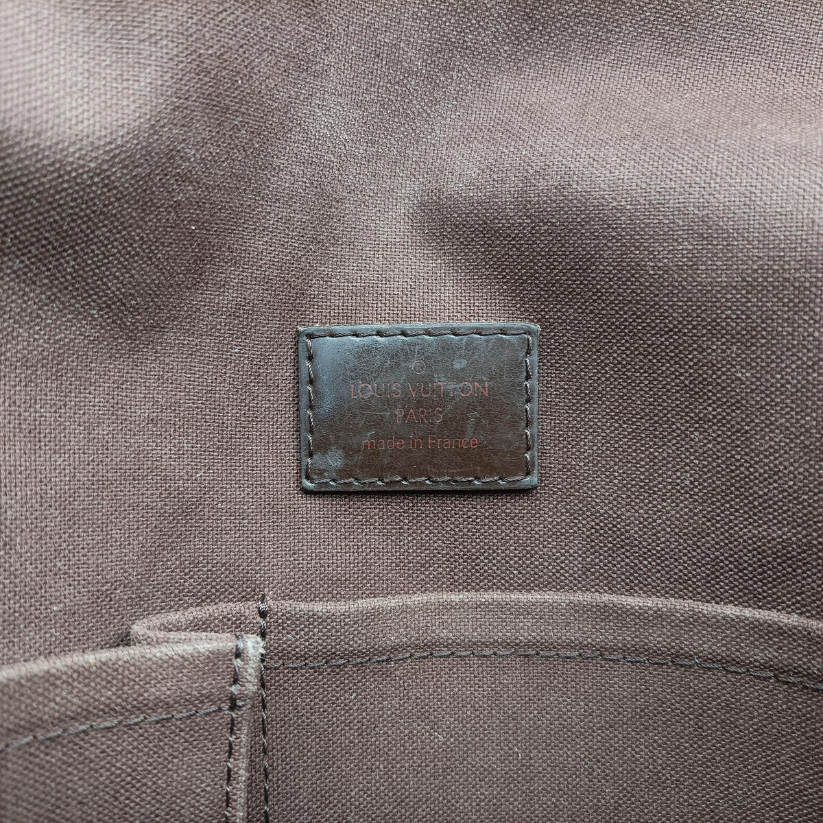 Secondhand Louis Vuitton BROOKLYN PM EBENE Damier Canvas N51210 shoulderbag | stylenewstar