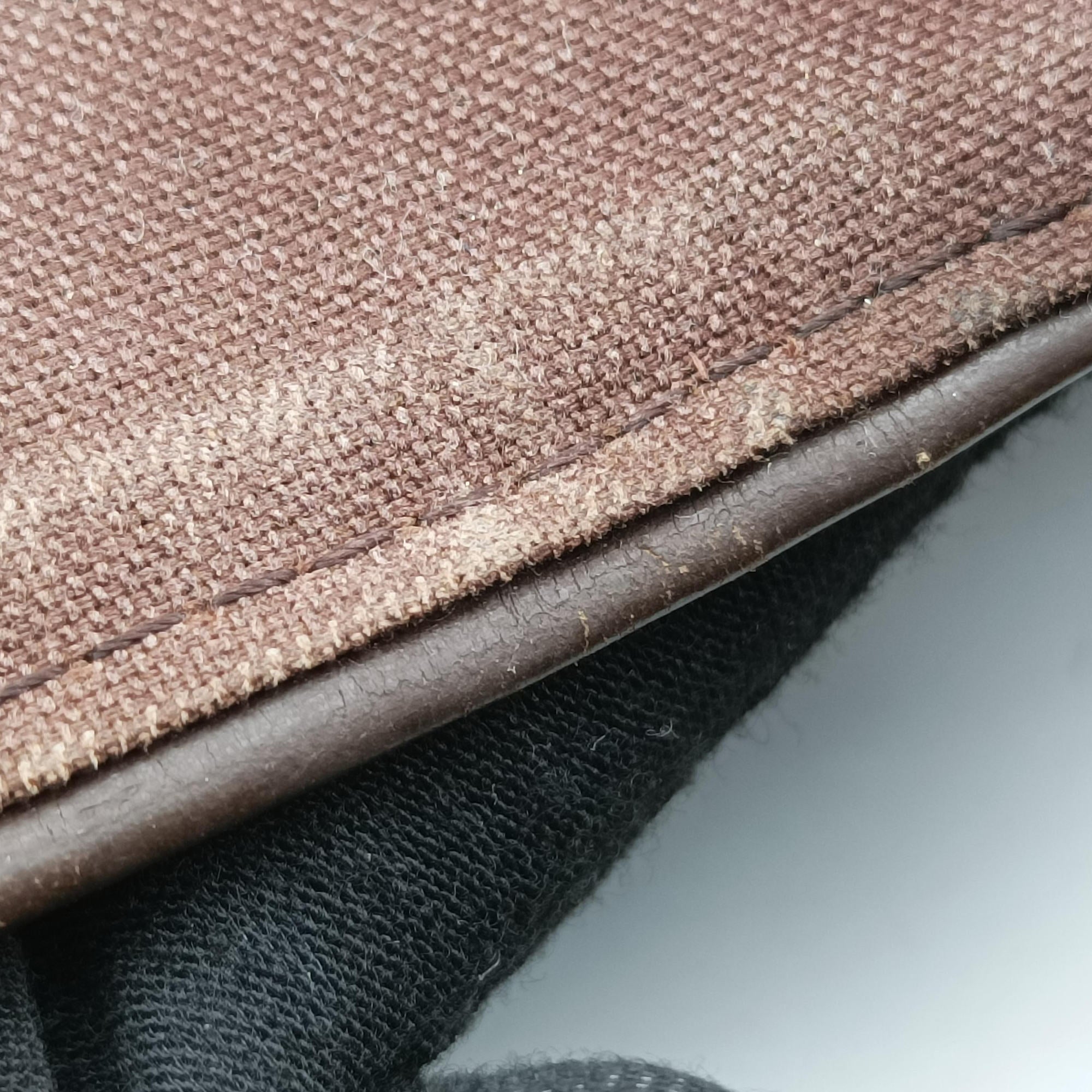 Secondhand Louis Vuitton BROOKLYN PM EBENE Damier Canvas N51210 shoulderbag | stylenewstar