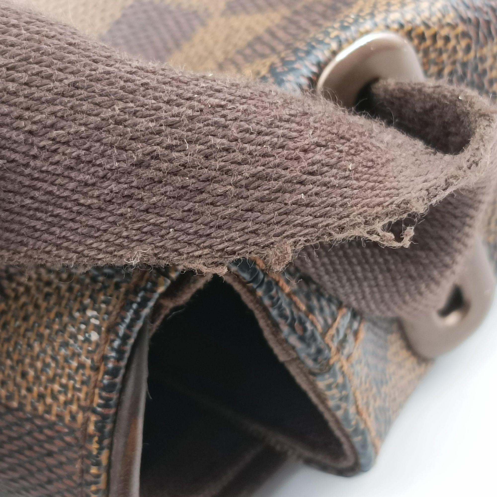 Secondhand Louis Vuitton BROOKLYN PM EBENE Damier Canvas N51210 shoulderbag | stylenewstar
