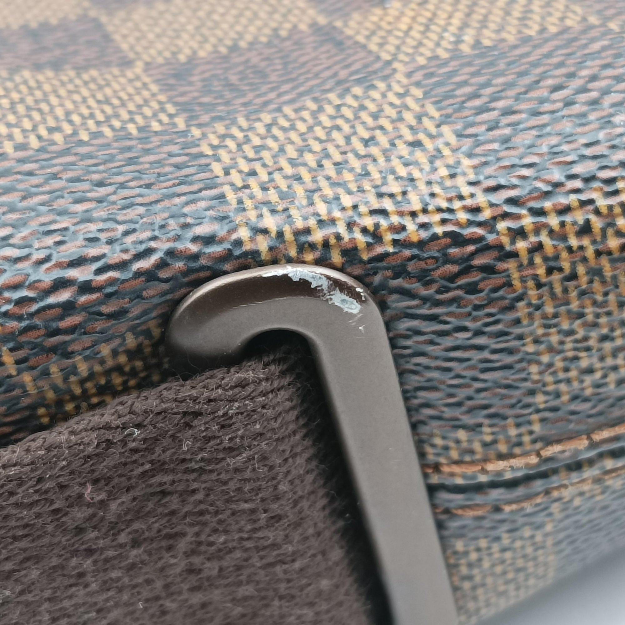 Secondhand Louis Vuitton BROOKLYN PM EBENE Damier Canvas N51210 shoulderbag | stylenewstar