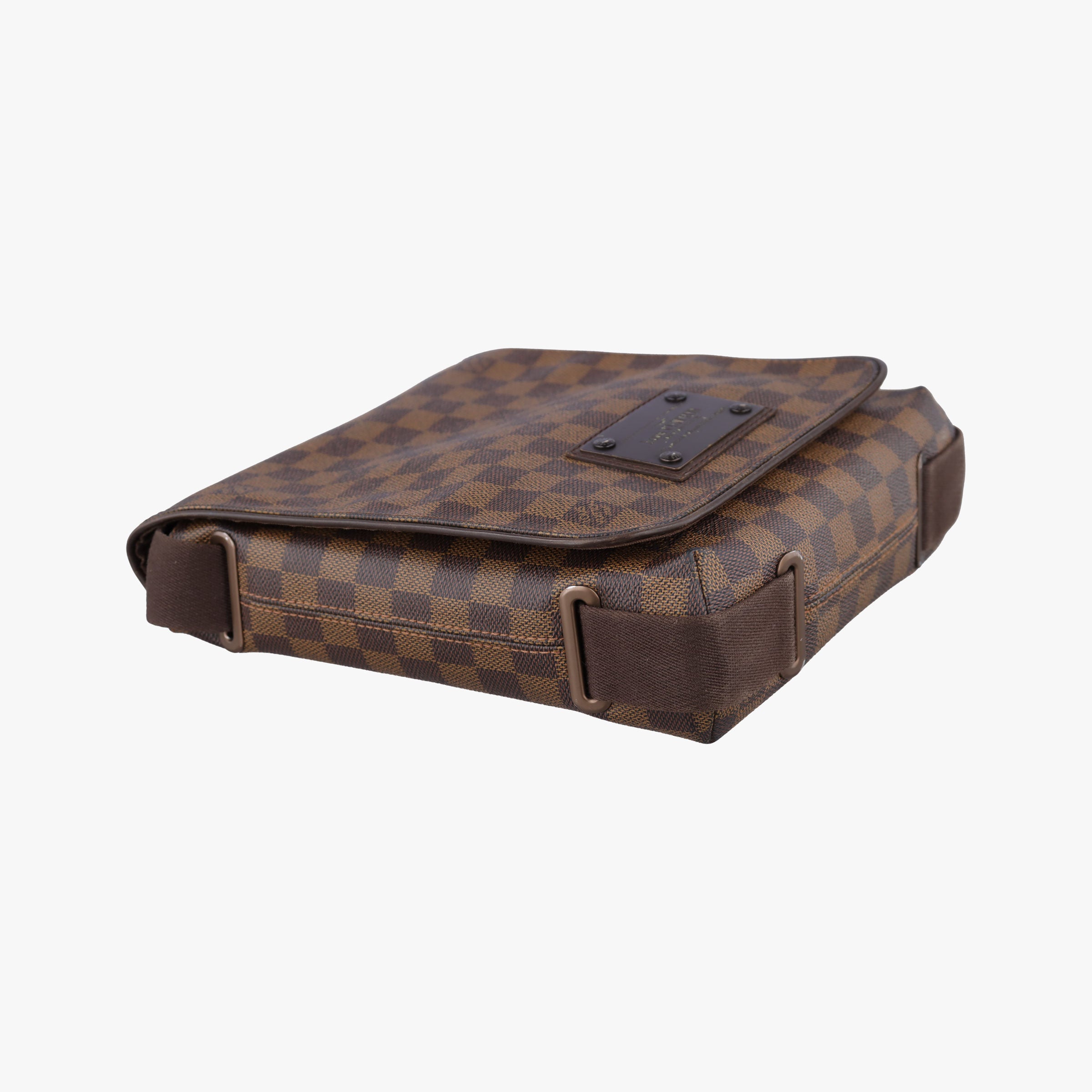 Secondhand Louis Vuitton BROOKLYN PM EBENE Damier Canvas N51210 shoulderbag | stylenewstar