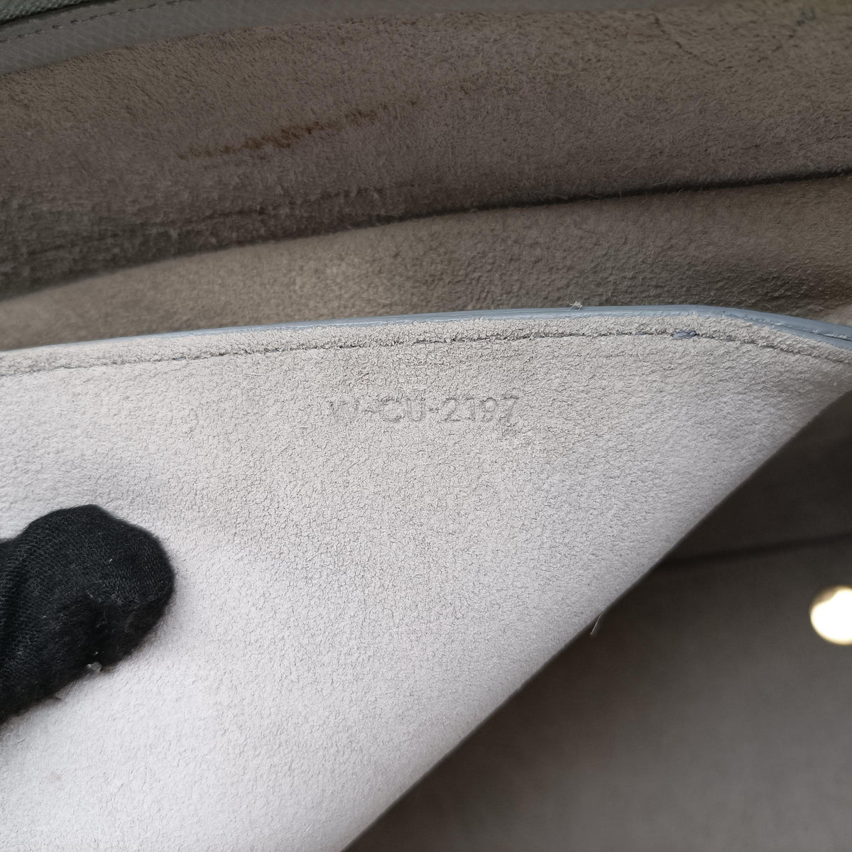 Secondhand Celine Belt Mini Grey Leather  shoulderbag | stylenewstar
