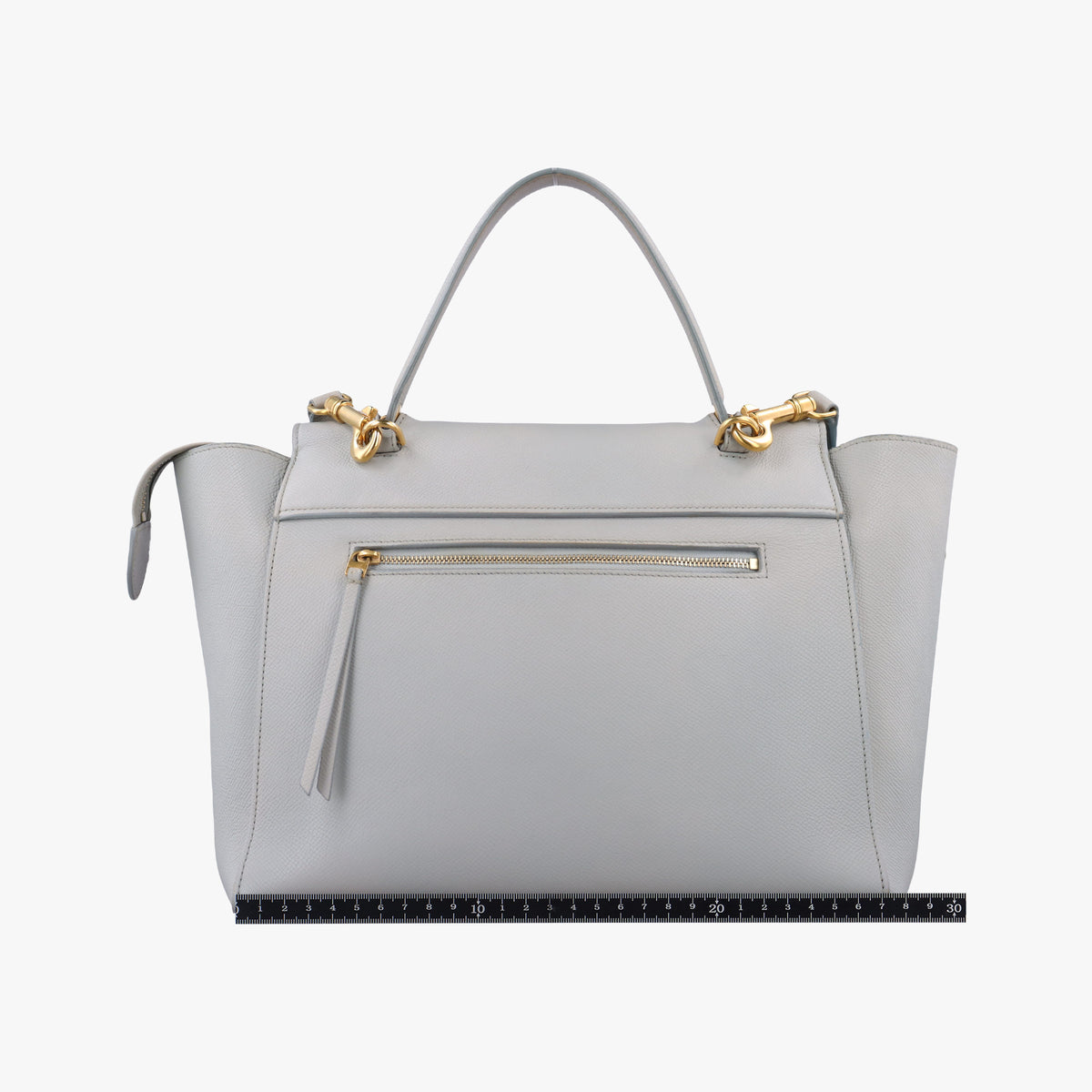 Secondhand Celine Belt Mini Grey Leather  shoulderbag | stylenewstar