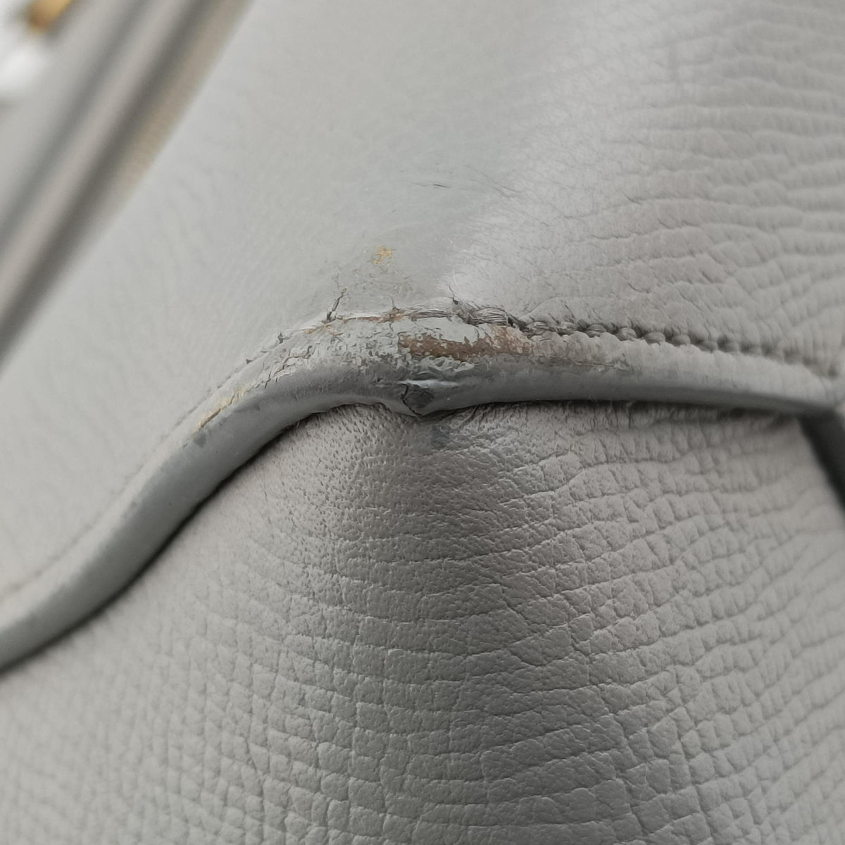 Secondhand Celine Belt Mini Grey Leather  shoulderbag | stylenewstar