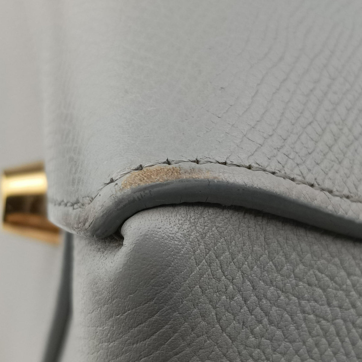 Secondhand Celine Belt Mini Grey Leather  shoulderbag | stylenewstar