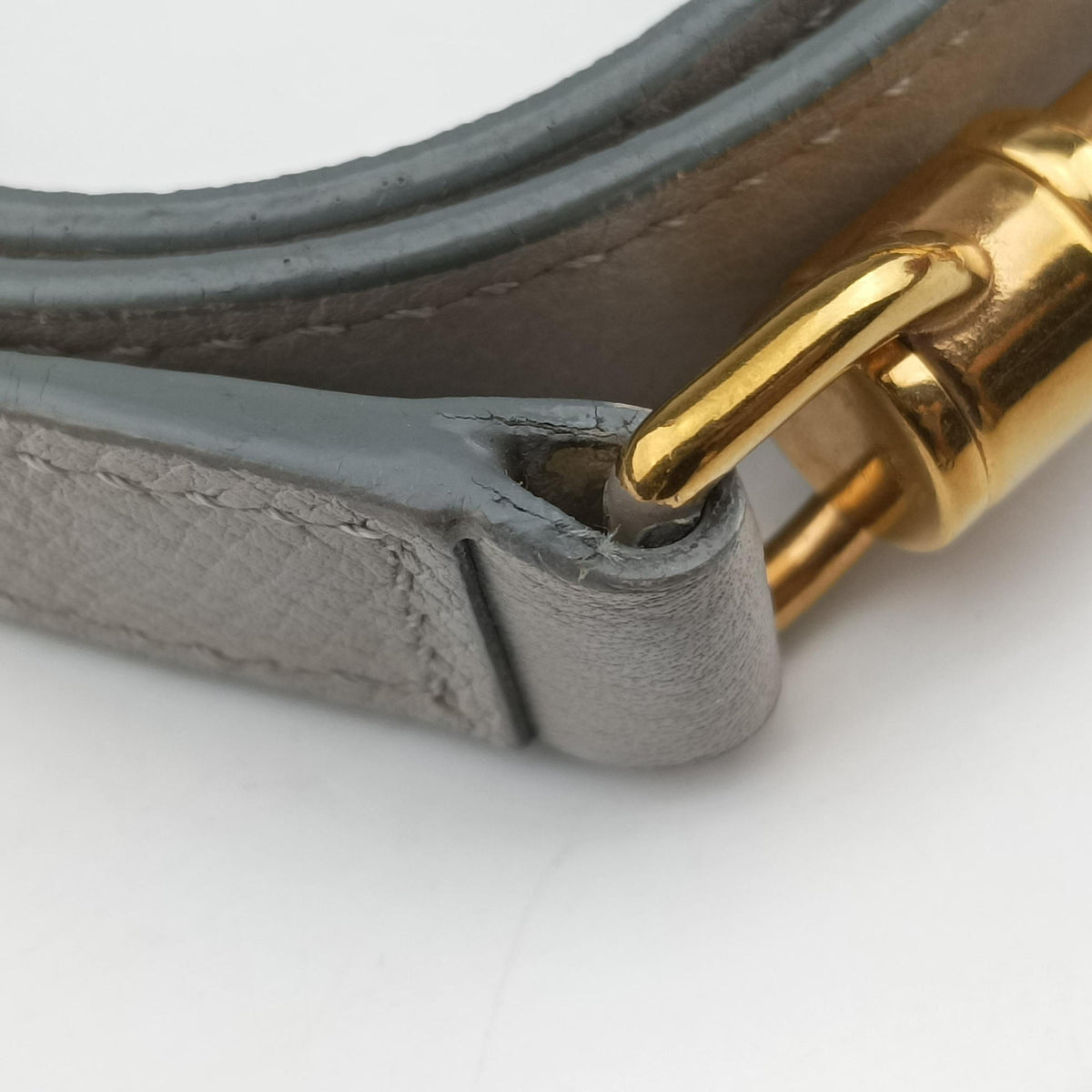 Secondhand Celine Belt Mini Grey Leather  shoulderbag | stylenewstar