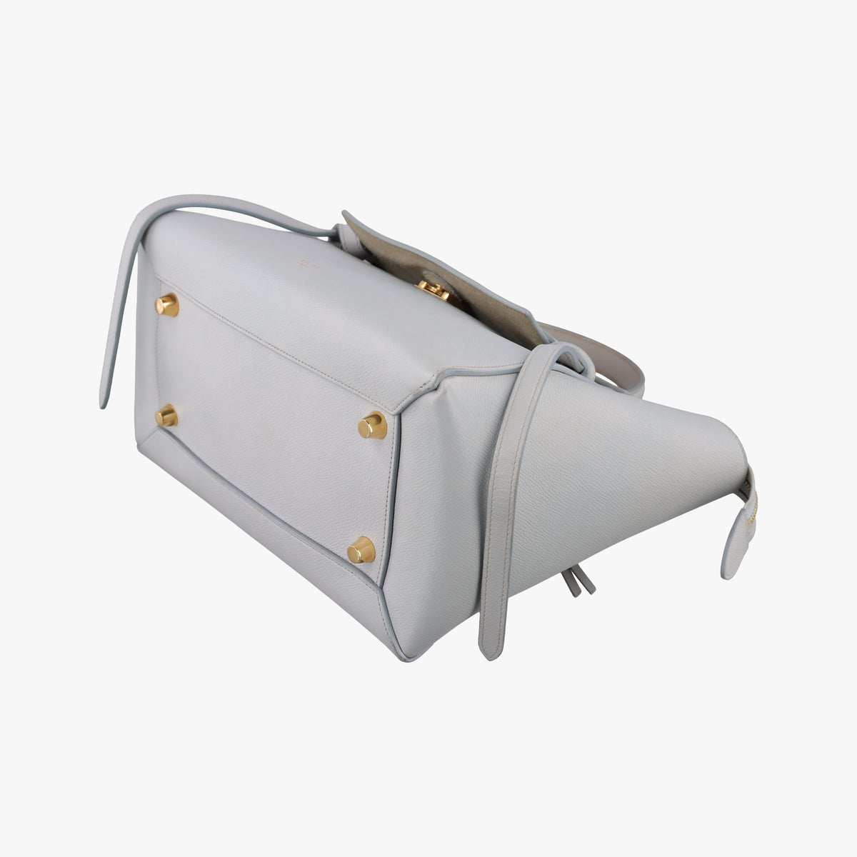 Secondhand Celine Belt Mini Grey Leather  shoulderbag | stylenewstar