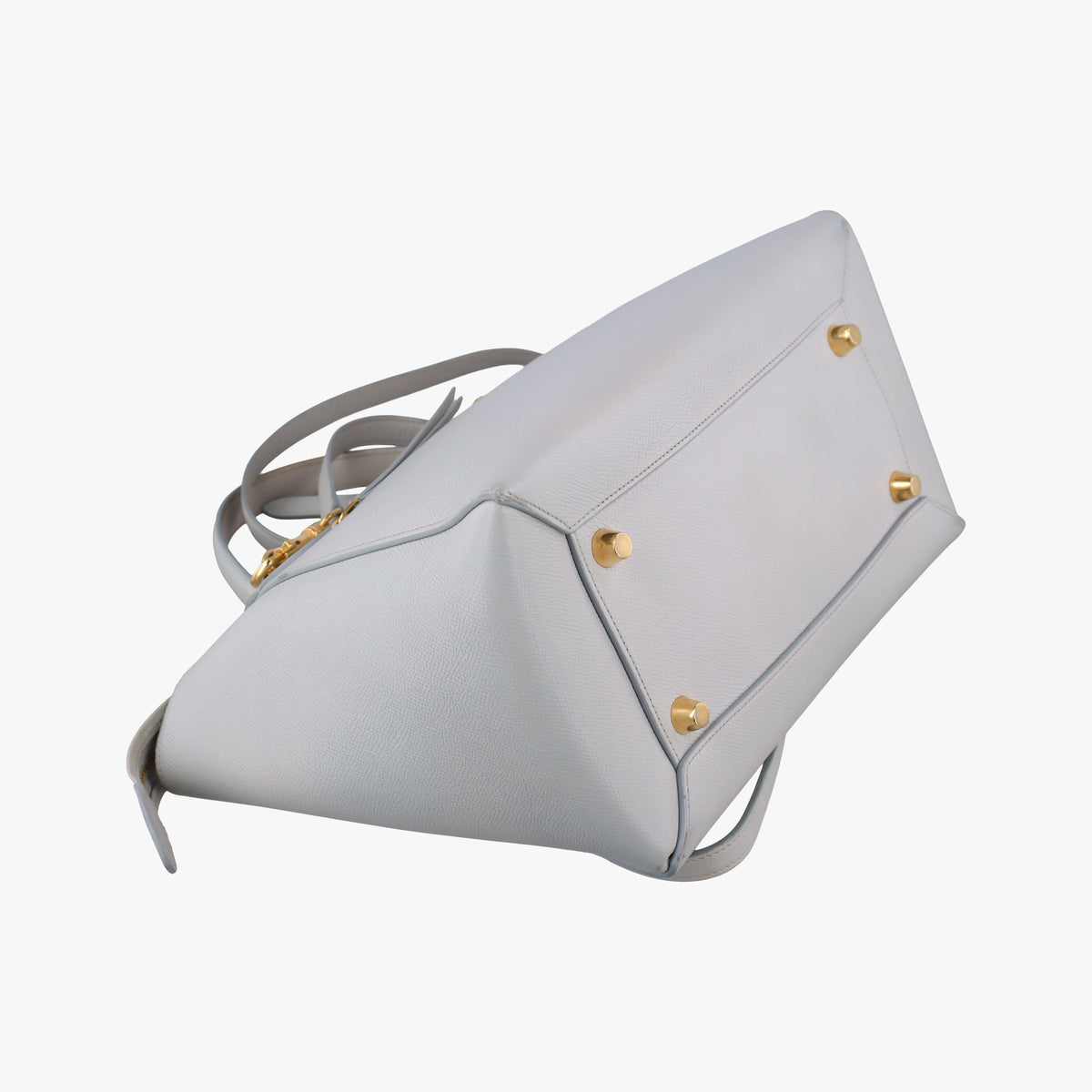 Secondhand Celine Belt Mini Grey Leather  shoulderbag | stylenewstar