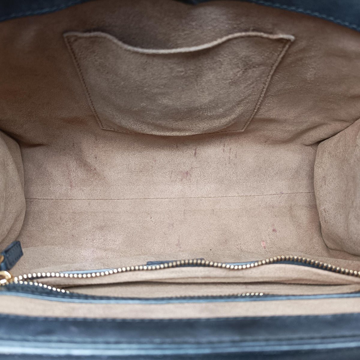 Pre-owned Gucci Padlock Beige×black PVC coated canvas×leather 453188 handbag | stylenewstar