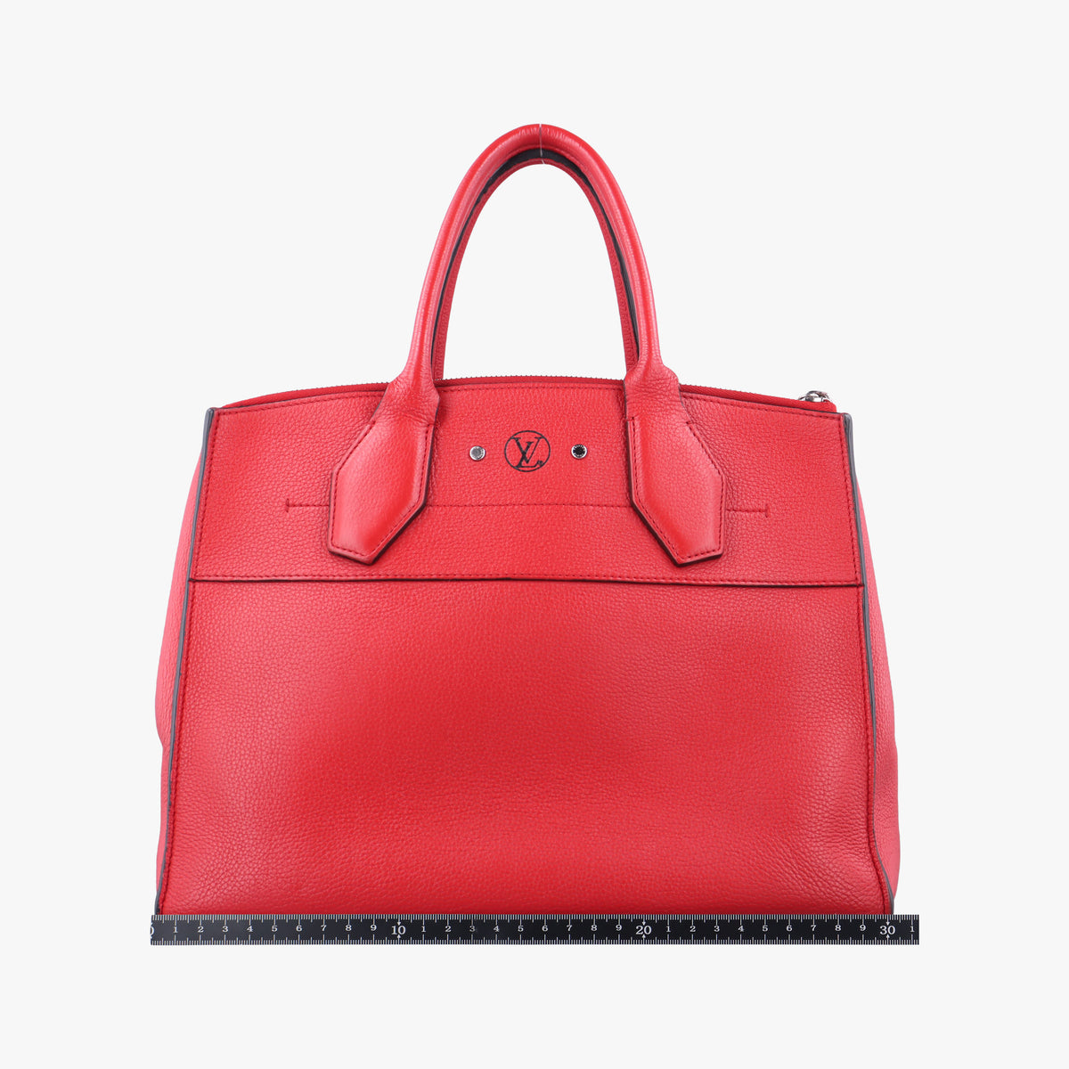 Pre-owned Louis Vuitton City Steamer MM RUBIS Leather M51027 handbag | stylenewstar