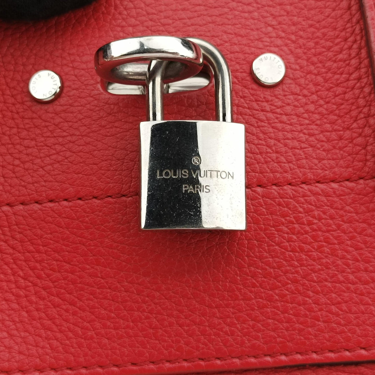 Pre-owned Louis Vuitton City Steamer MM RUBIS Leather M51027 handbag | stylenewstar