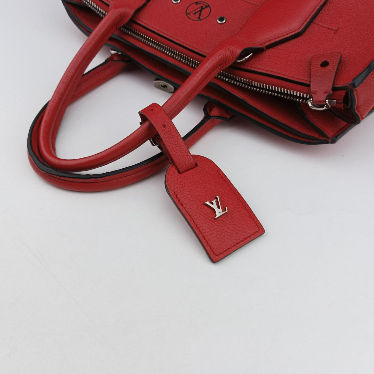 Pre-owned Louis Vuitton City Steamer MM RUBIS Leather M51027 handbag | stylenewstar