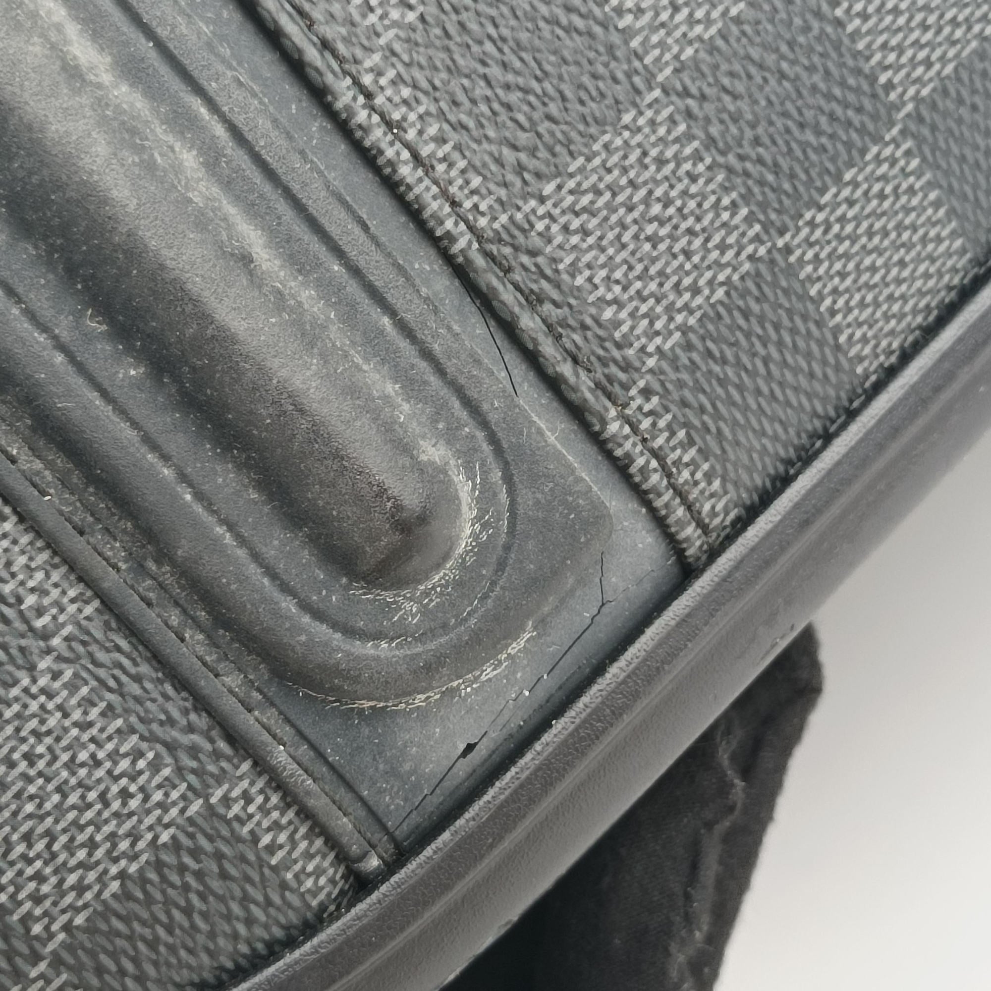 Pre-owned Louis Vuitton PEGASE 55 Noir Damier Graphite N23299 suitcase | stylenewstar