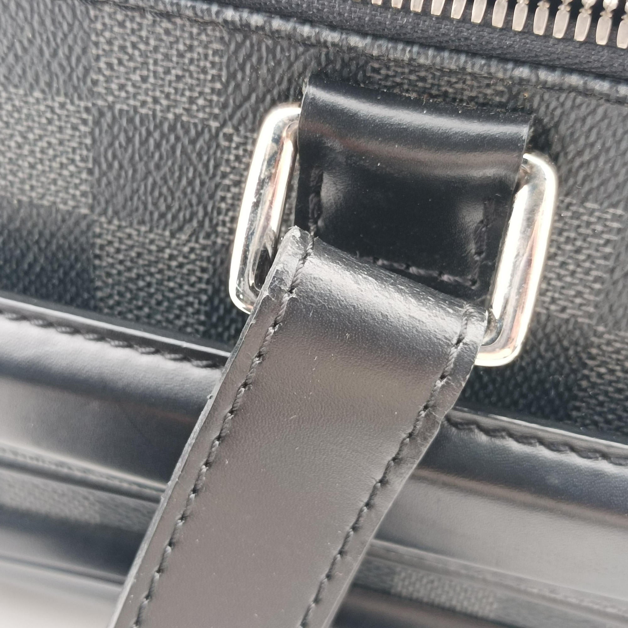 Pre-owned Louis Vuitton PEGASE 55 Noir Damier Graphite N23299 suitcase | stylenewstar