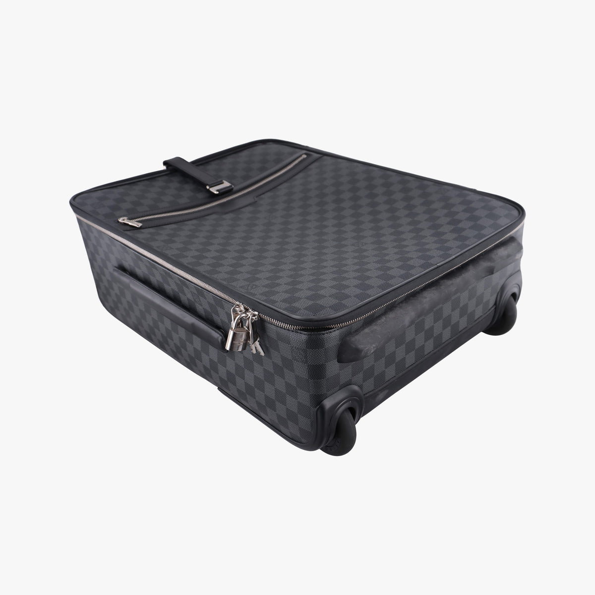 Pre-owned Louis Vuitton PEGASE 55 Noir Damier Graphite N23299 suitcase | stylenewstar