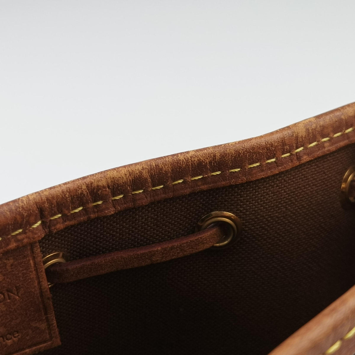 Pre-owned Louis Vuitton Nano Noe Brown Monogram canvas M41346 shoulderbag | stylenewstar