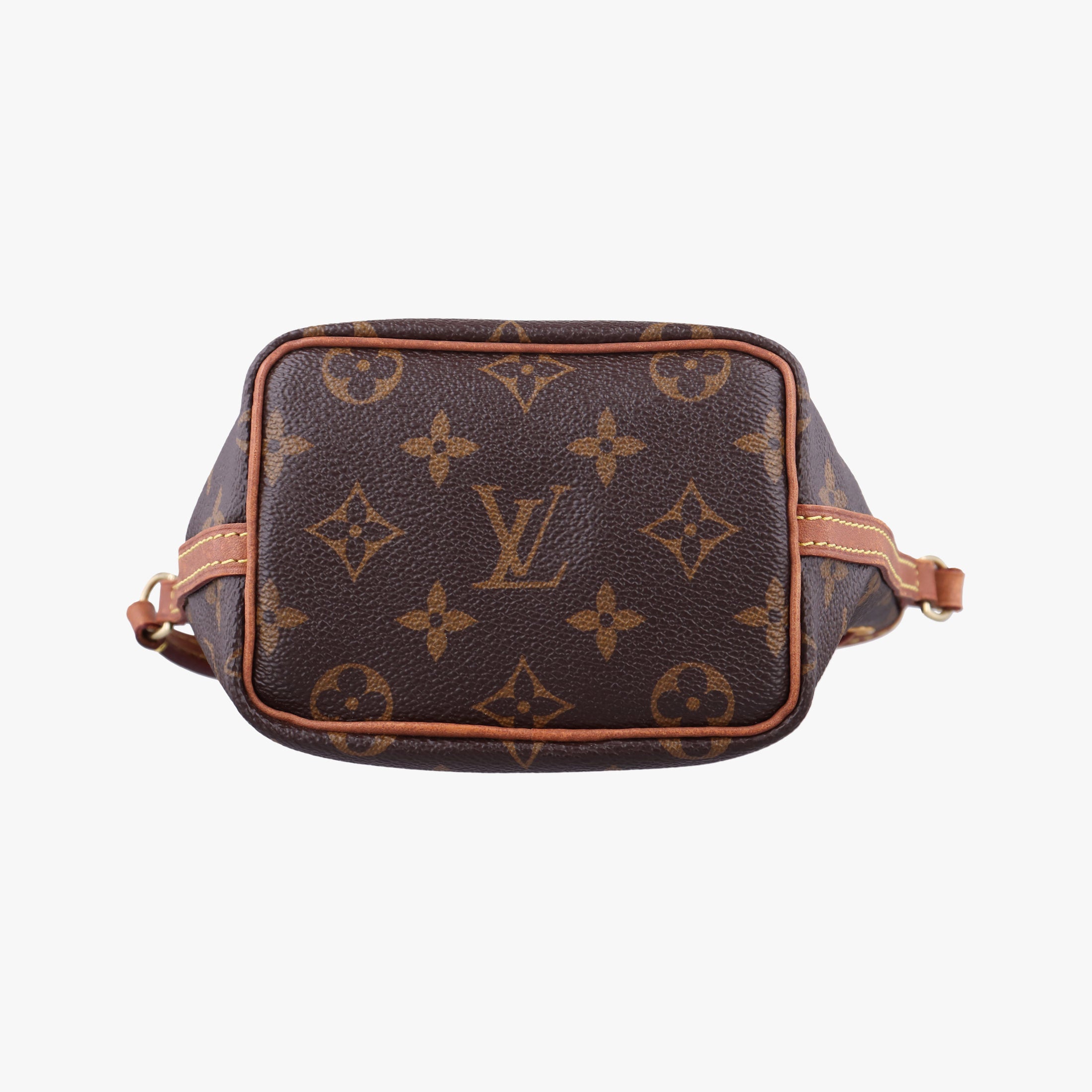 Pre-owned Louis Vuitton Nano Noe Brown Monogram canvas M41346 shoulderbag | stylenewstar