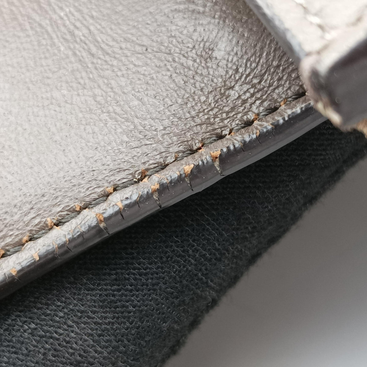 Pre-owned Celine Trapeze Grey Suede × leather  shoulderbag | stylenewstar