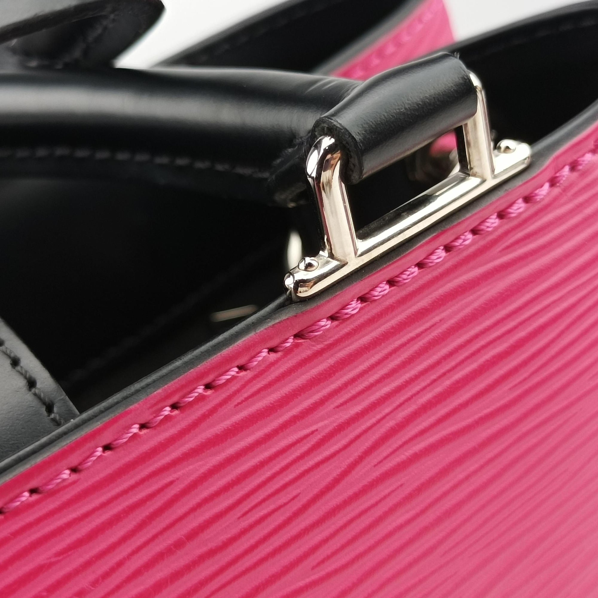 Pre-owned Louis Vuitton Kleber PM Freesia × Noir Epi M51347 shoulderbag | stylenewstar