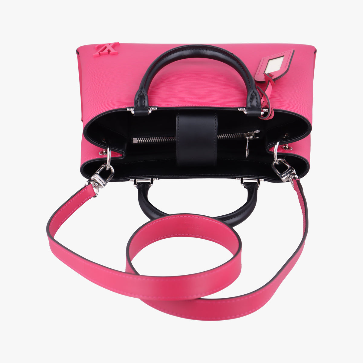 Pre-owned Louis Vuitton Kleber PM Freesia × Noir Epi M51347 shoulderbag | stylenewstar
