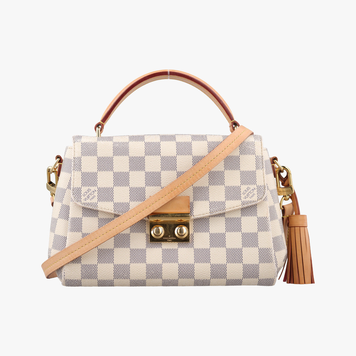 Pre-owned Louis Vuitton CROISETTE Azur Damier Canvas N41581 shoulderbag | stylenewstar