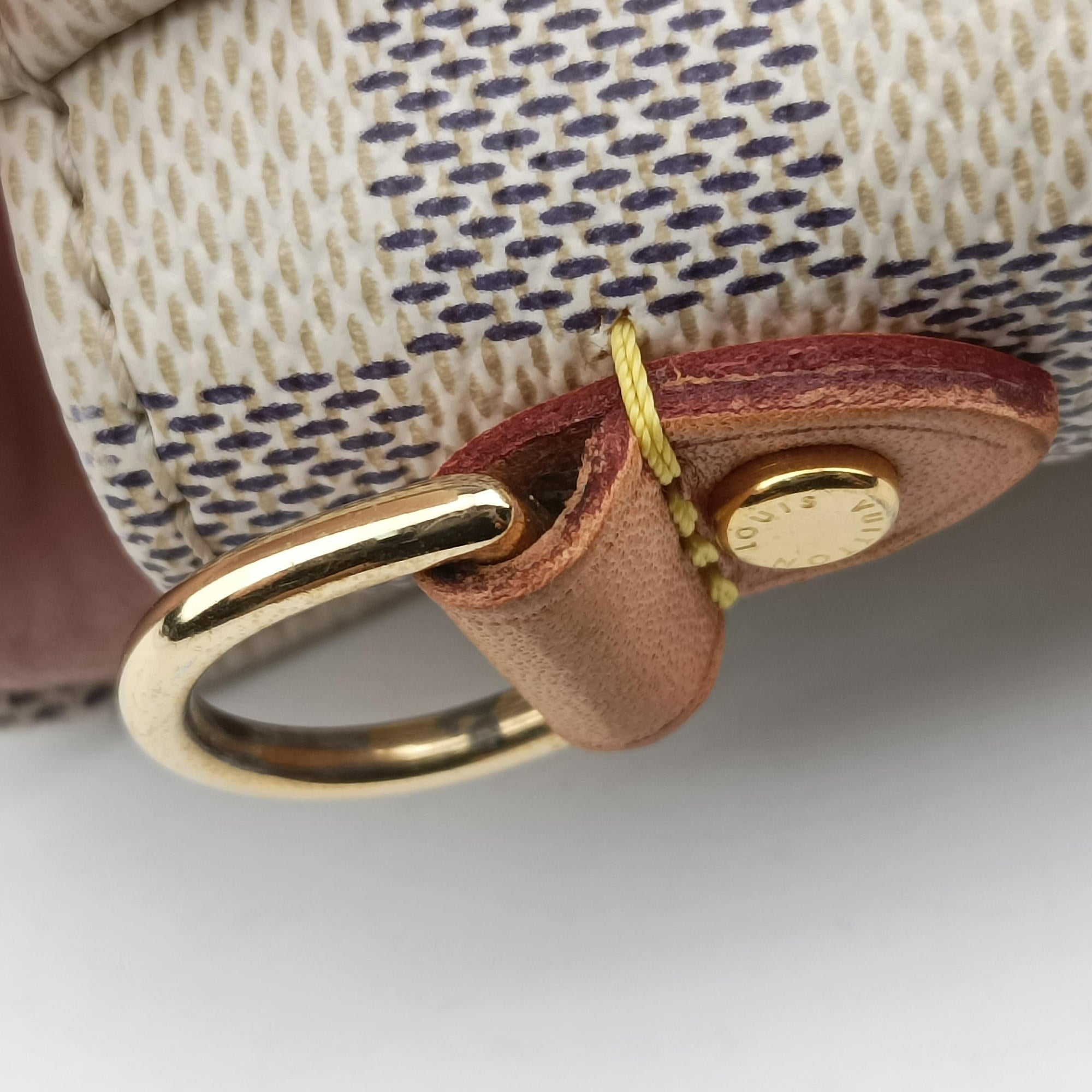 Pre-owned Louis Vuitton CROISETTE Azur Damier Canvas N41581 shoulderbag | stylenewstar