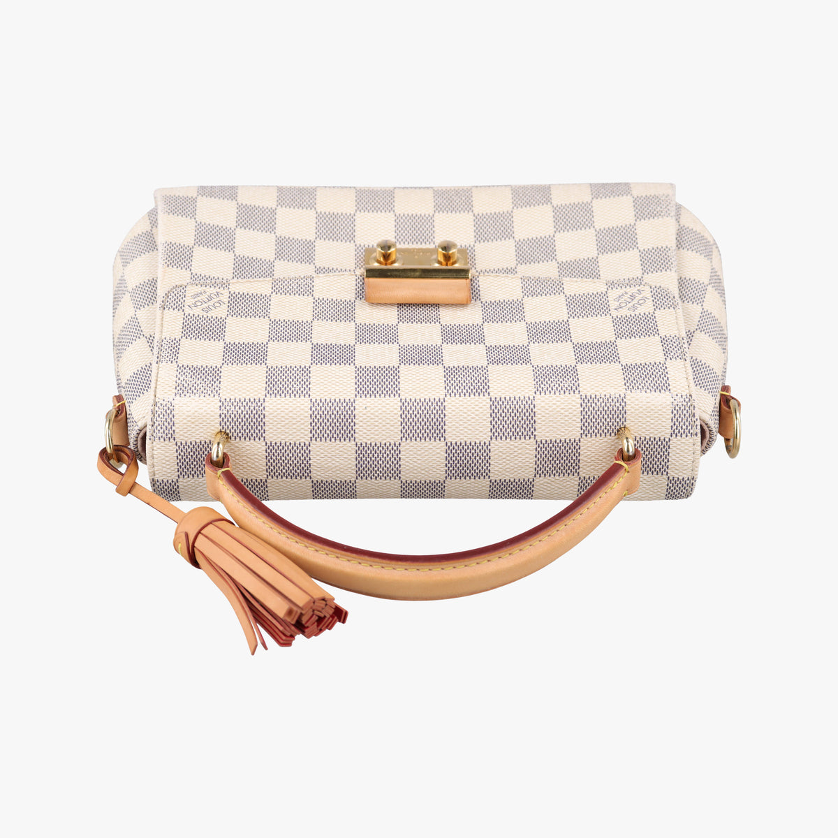 Pre-owned Louis Vuitton CROISETTE Azur Damier Canvas N41581 shoulderbag | stylenewstar