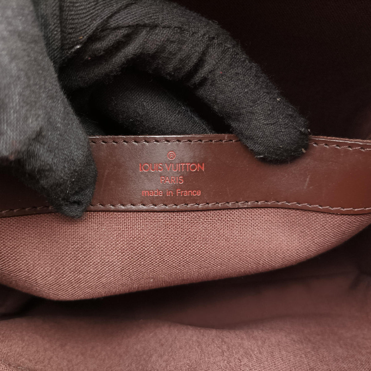 Secondhand Louis Vuitton NAVIGLIO EBENE Damier Canvas N45255 shoulderbag | stylenewstar