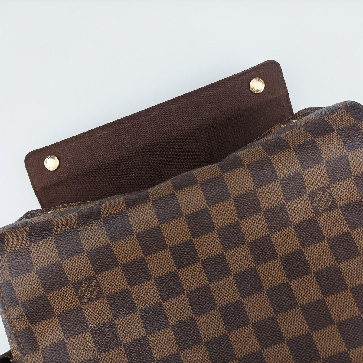 Secondhand Louis Vuitton NAVIGLIO EBENE Damier Canvas N45255 shoulderbag | stylenewstar