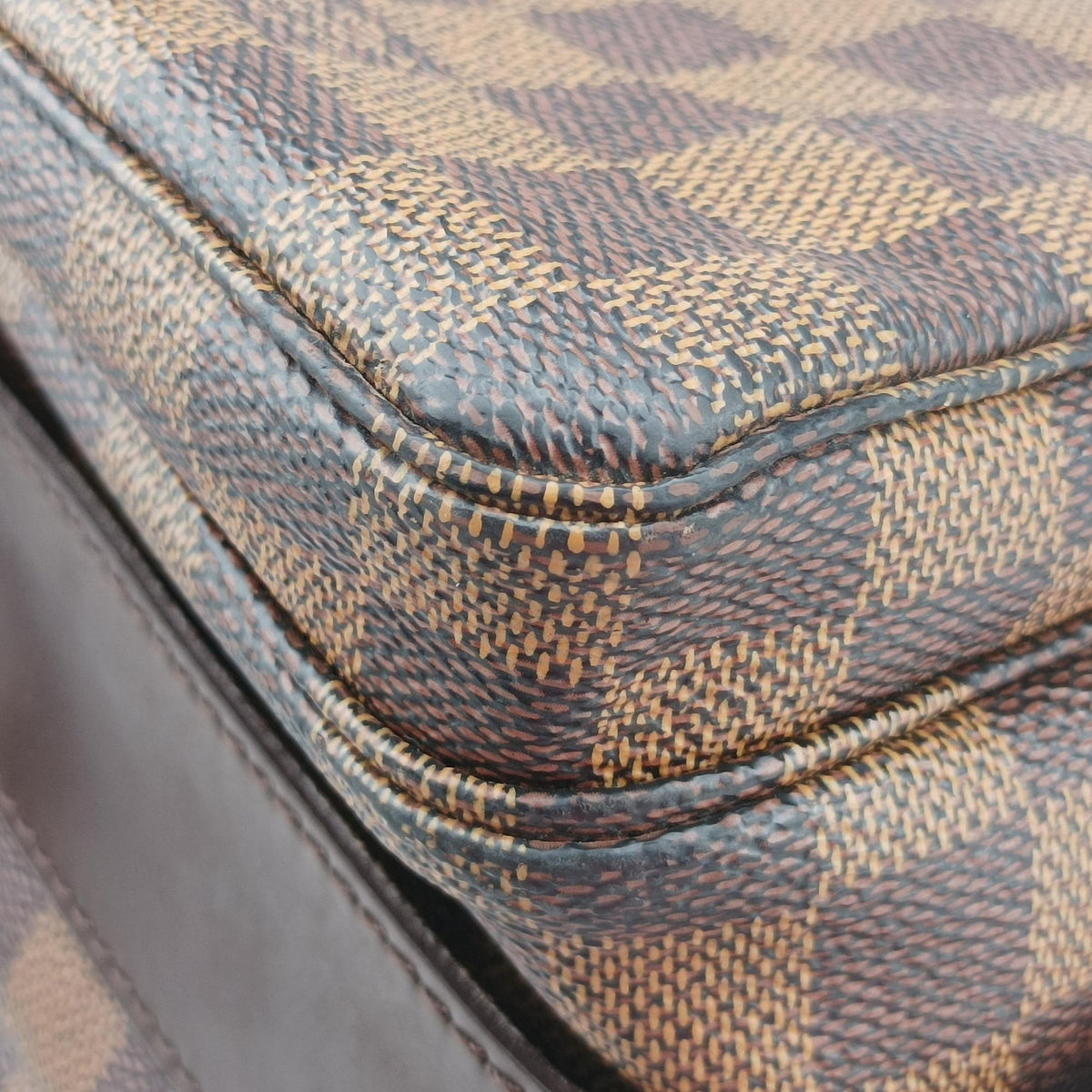 Secondhand Louis Vuitton NAVIGLIO EBENE Damier Canvas N45255 shoulderbag | stylenewstar